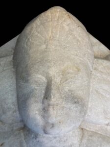 Antique Temple Marble Kartikeya - Image 2