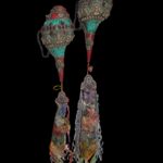 Antique Tibetan Vajrayana Buddhism Buddha & Dorji Shankha