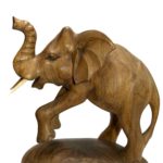 Hand Carved Suar Elephant