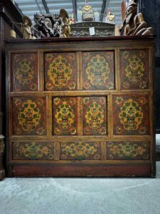 Old Tibetan Auspicious Cabinet