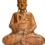 Wabi Sabi Bald Buddha 16"