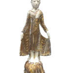 Antique Burmese Marble Buddha- Standing II