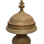 Antique Gilded Lacquer Offering Vessel Hsun-Ok