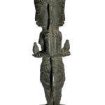 Bronze Primitive Double Figure