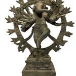 Brass Lox Wax 16 Arms Vira Ganapati Ganesha