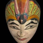 Javanese Topeng Dance Mask Pastel- Panji