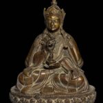 Antique Tibetan Bronze Guru Rinpoche Padmasambhava