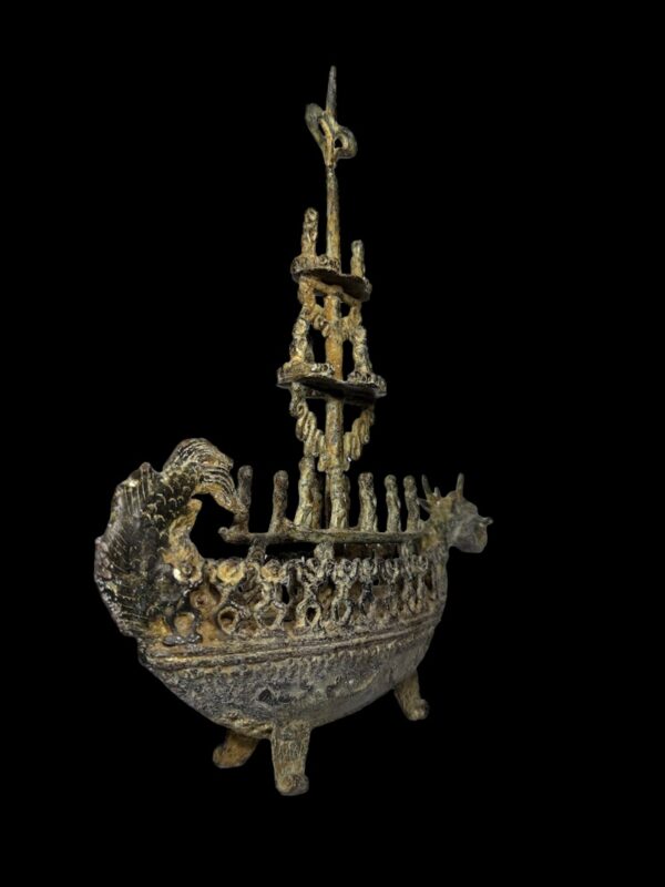 Old Bronze Dragon Boat Perahu Naga Java - Image 6