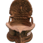 Old Brass Lakshmi Shrine