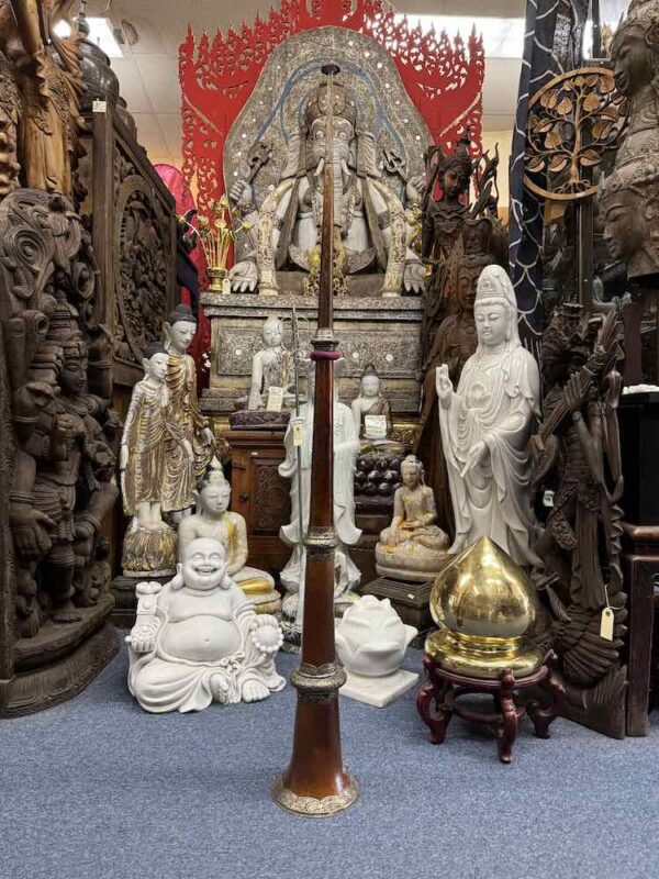 Old Tibetan Buddhist Dungchen Horn - Image 3