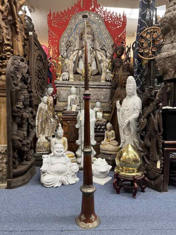 Old Tibetan Buddhist Dungchen Horn - Image 2