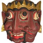 Three Face Mask Ravana -- Three eyes
