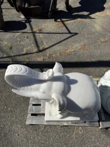 Marble Elephant On Base Vietnam - Image 3
