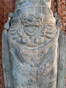 Huge Lost Wax Cast Brass Rama & Sita Sculpture - Image 7