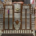 Antique Korean Blanket Chest Paktong Alloy