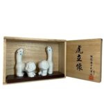 Art Quality Ceramic Foo Dog Pair Japan