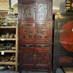 Old Chinese Three Stack Level Cabinet
