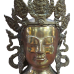 Crowned Buddha Head
