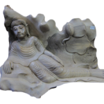 Reclining Buddha in Log