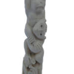 Monkey Carved From Deer Antler