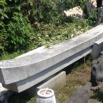 Massive Granite Shinto Tori Gate