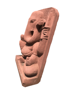 Murti Red Sandstone Ganesh - Image 2