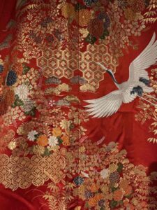 Vintage Japanese Uchikake Chrysanthemum Wedding Kimono - Image 4