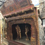 Antique Chinese Bed-High Board