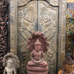 Peaceful Buddha Doors