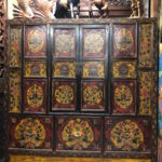 Tibetan Hand Painted Cabinet L.