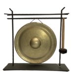 Hand Wrought Iron Tori Gate Gong Set