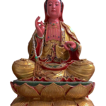 Gilded Guan Yin from Taiwanese Temple