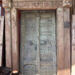 Antique Ganesha Door With Frame India