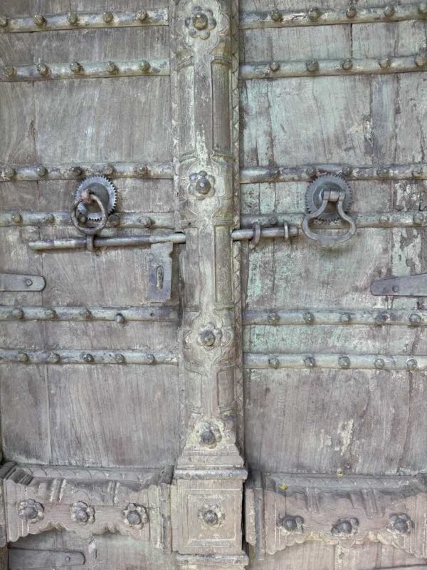Antique Ganesha Door With Frame India - Image 3