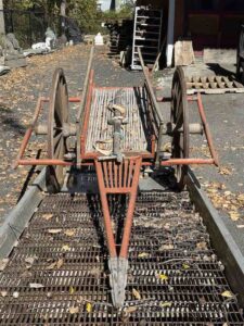 Antique Teak Wood Farm Cart Cambodia