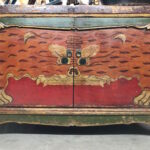 Old Tibetan Tiger Chest