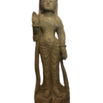 Antique Chinese Marble Guan Yin-F