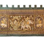 Vintage Burmese Kalaga Embroidered Wall Hanging -King