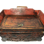 Old Chinese Painted Jewelry Box