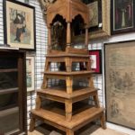 Old Indian Teak Wood Mandir Puja Temple