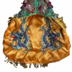 Daoist God Silver Dragon Green Wind Hat