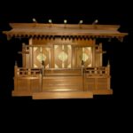 Japanese Kamidana Sinto Shrine - Three Shrine Space
