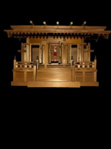 Japanese Kamidana Sinto Shrine - Three Shrine Space - Image 2