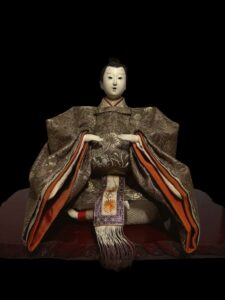 Antique Japanese Dairi-bina Emperor & Empress Hina Doll - Image 2