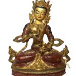 Nepalese Gold Gilded Vajrasattva