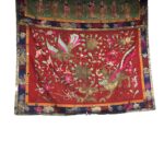 Antique Chinese Embroidered Altar Cloth