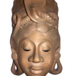 Satin Balinese Goddess Mask
