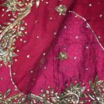 Vintage Indian Embroidered Sari-G