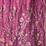 Vintage Indian Embroidered Sari-B