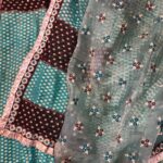 Vintage Indian Embroidered Sari-E